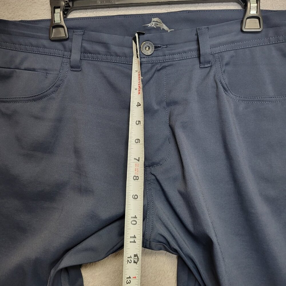 Tommy Bahama Pants Mens 36x32 Navy Blue Island Zone Performance Stretch 5-Pocket - Picture 6 of 12
